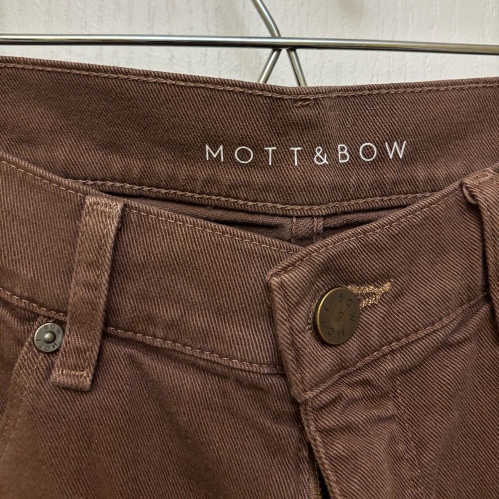 Mott & Bow Slim Mercer Jeans in Clay - Picture 7 of 8